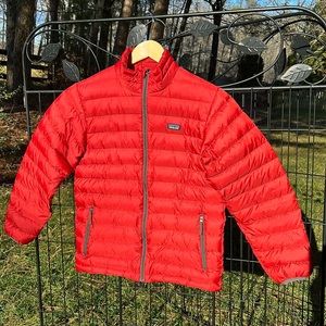 Patagonia red Puffy XL Boys jacket